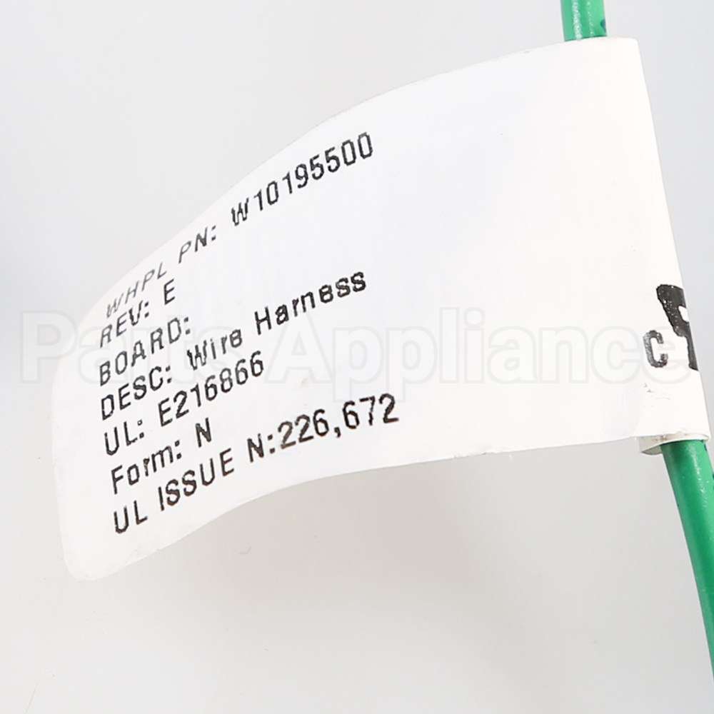WPW10195500 Whirlpool Harns-Wire