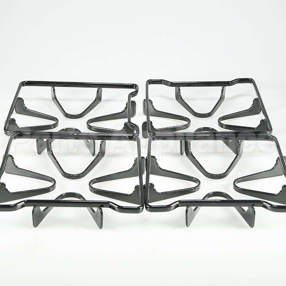 WPW10268483 Whirlpool Stove Oven Range 4 Piece Black Grate Kit
