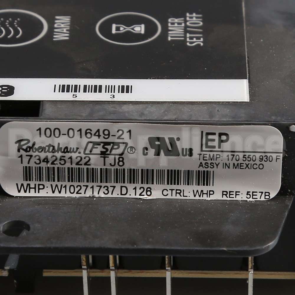 WPW10271737 Whirlpool Cntrl-Elec