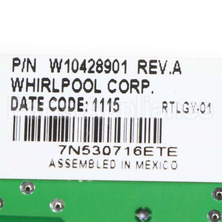 WPW10428901 Whirlpool Cntrl-Elec