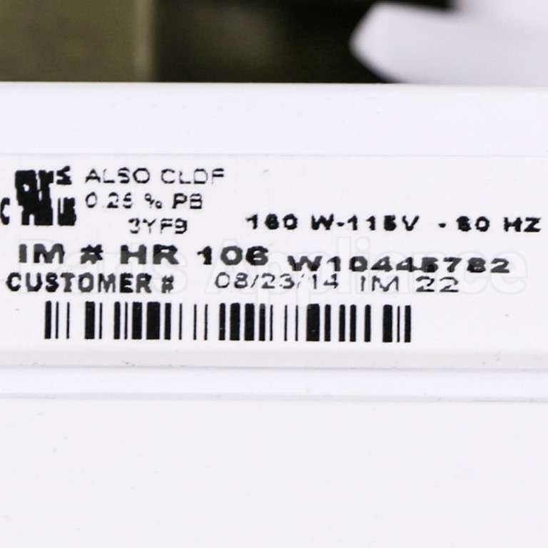 WPW10445782 Whirlpool Ice Maker Assy, 22' Idi