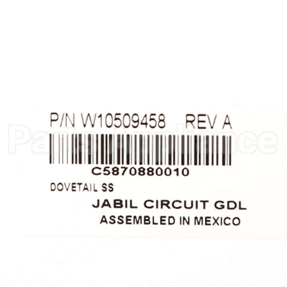 WPW10509458 Whirlpool Cntrl-Elec