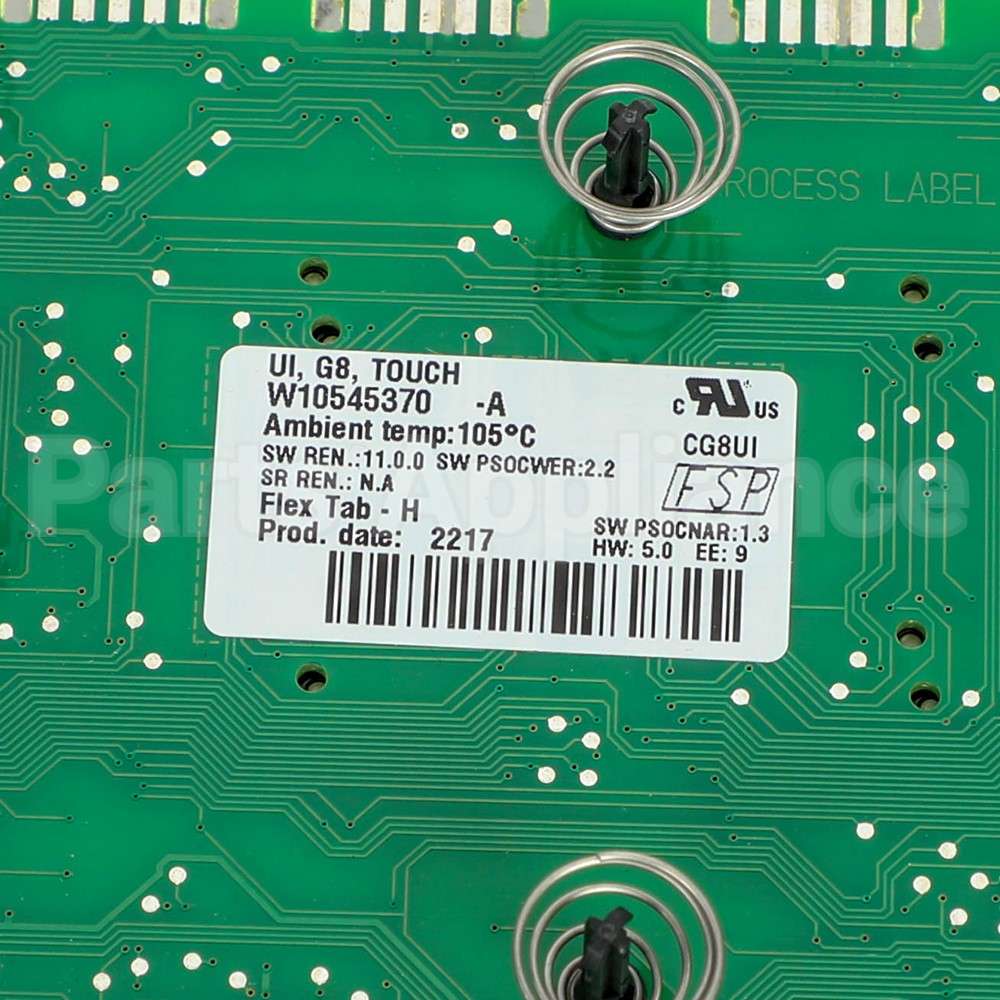 WPW10545370 Whirlpool Cntrl-Elec