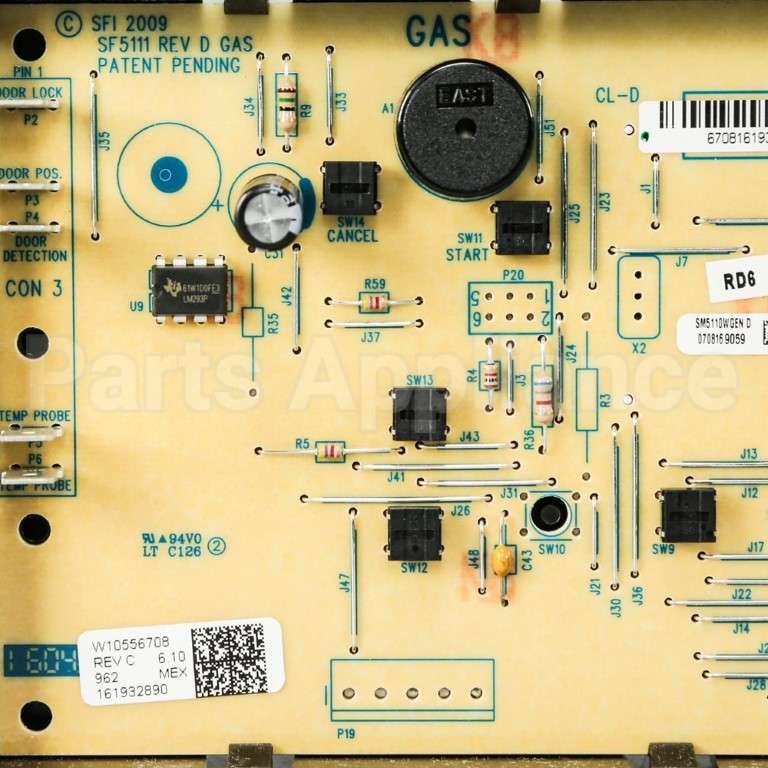 WPW10556708 Whirlpool Cntrl-Elec