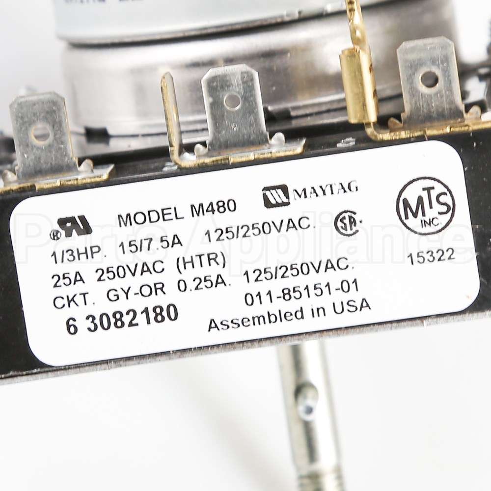 WPY308218 Whirlpool Timer