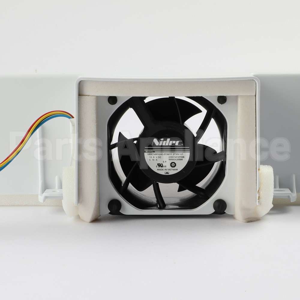 WR17X28923 GE Fresh Food Evaporator Cover W/ Deli Fan