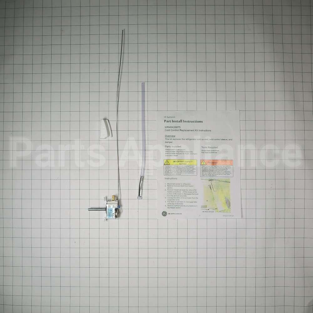 WR49X26875 GE Refrigerator Cold Control Kit