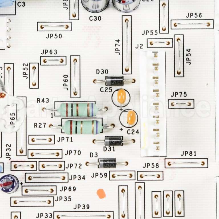 WR55X24347 GE Refrigerator Control Board