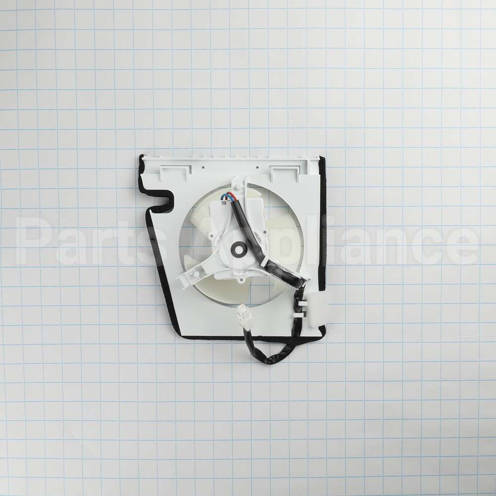 WR60X25786 GE Cond Fan & Housing Asm