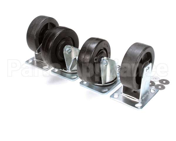 WS-20804 Wells Caster Assembly 2Fix 2Swivel Fs