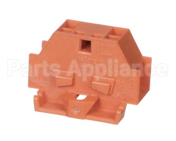 X40012-4R Globe Connecting Block 4-Con Orange
