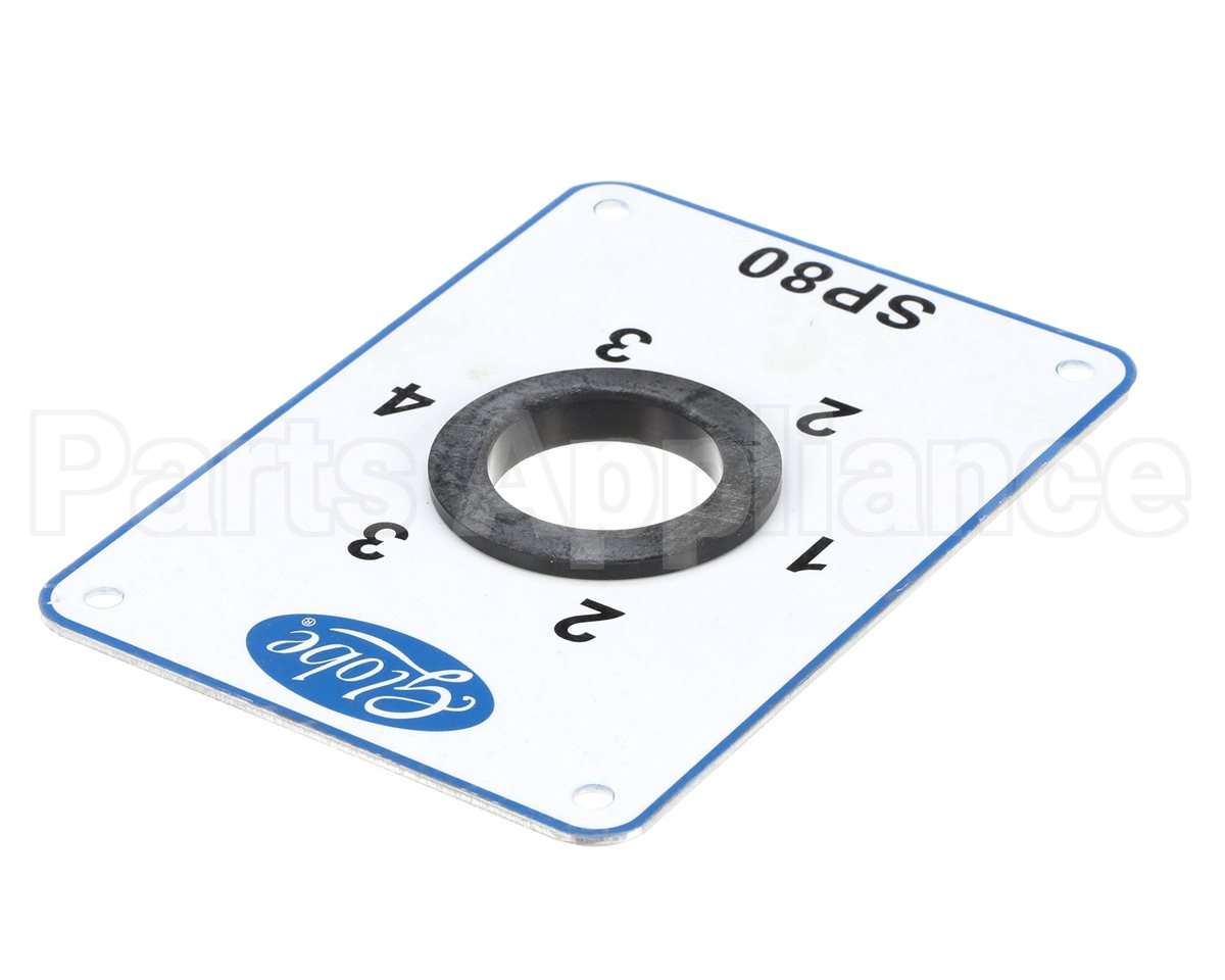 X80E04 Globe 1-4 Speed Selection Plate