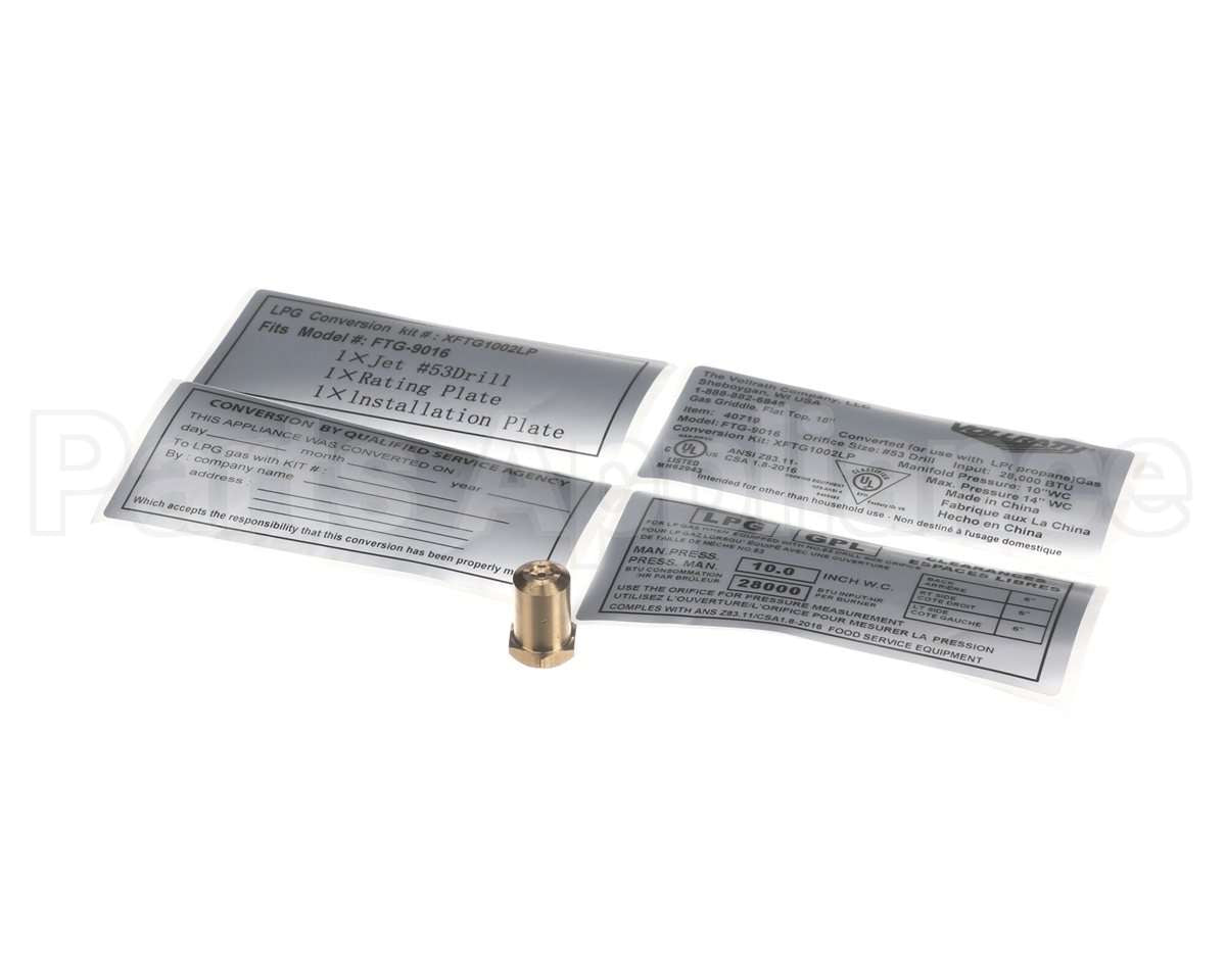 XFTG1002LP Vollrath Conversion Kit Propane