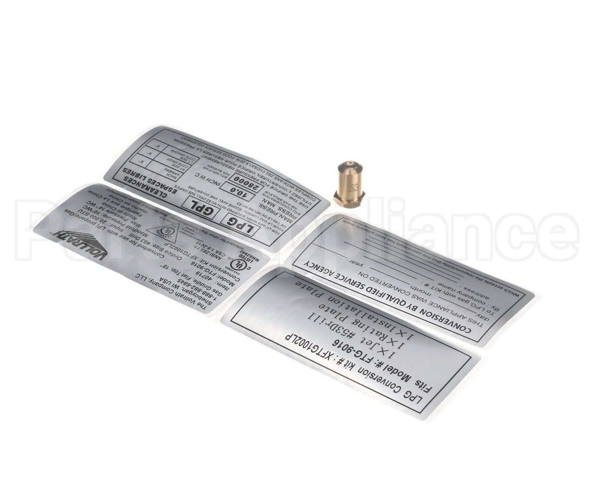 XFTG1002LP Vollrath Conversion Kit Propane
