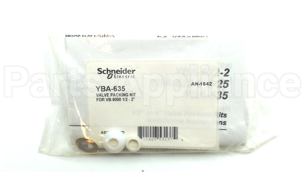 YBA-635 Schneider Electric (Barber Colman) Packing Kit Vb-9000 1/2"-2"