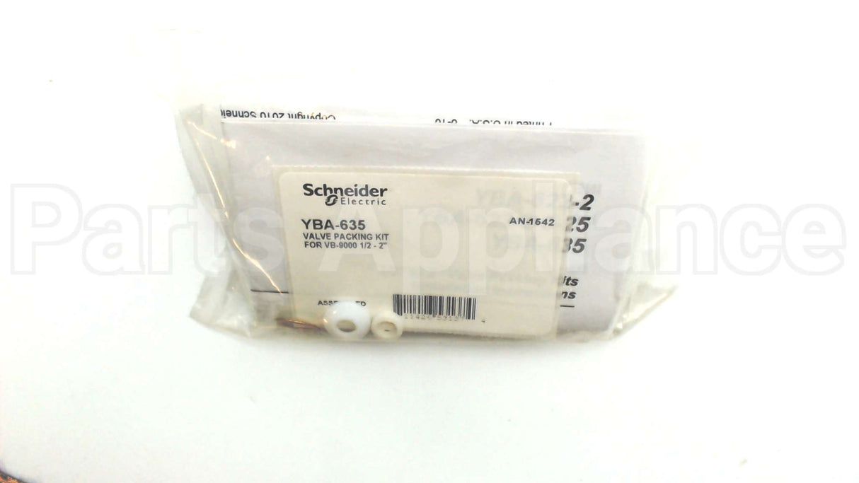 YBA-635 Schneider Electric (Barber Colman) Packing Kit Vb-9000 1/2"-2"
