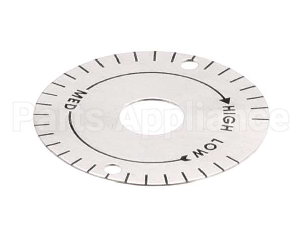 00-046496 Hobart Plate, Dial