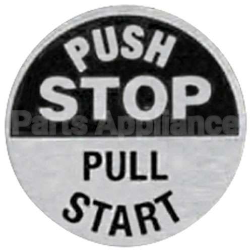00-291475 Compatible Hobart Label - Start/Stop