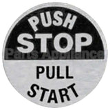 00-291475 Compatible Hobart Label - Start/Stop