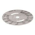 00-358539-00002 Compatible Vulcan Plate, Dial Temperature