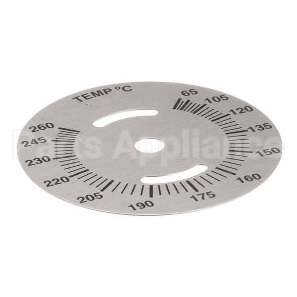 00-358539-00002 Compatible Vulcan Plate, Dial Temperature