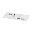 00-414708-00001 Compatible Vulcan Plate, On-Off