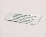 00-421727-00003 Vulcan Hart Plate,Propane To Natural Gas