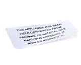 00-421727-00004 Vulcan Hart Plate,Propane To Natural Gas