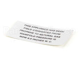 00-421727-00006 Vulcan Hart Plate,Propane To Natural Gas
