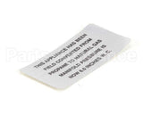00-421727-00006 Vulcan Hart Plate,Propane To Natural Gas