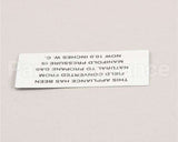 00-421727-00009 Vulcan Hart Plate,Natural To Propane Gas