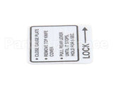 00-437239 Hobart Label,Instruction