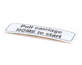 00-477733 Hobart Label,Home Start