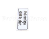 00-477733 Hobart Label,Home Start