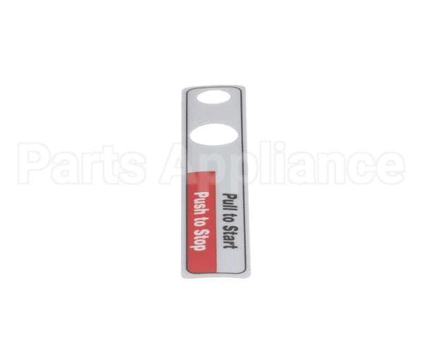 00-477735 Hobart Label,Start/Stop (Dom)
