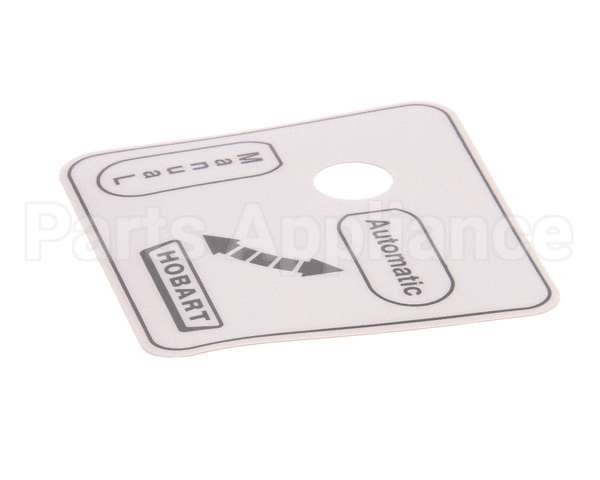00-479288 Hobart Label,Auto/Man (Domestic)