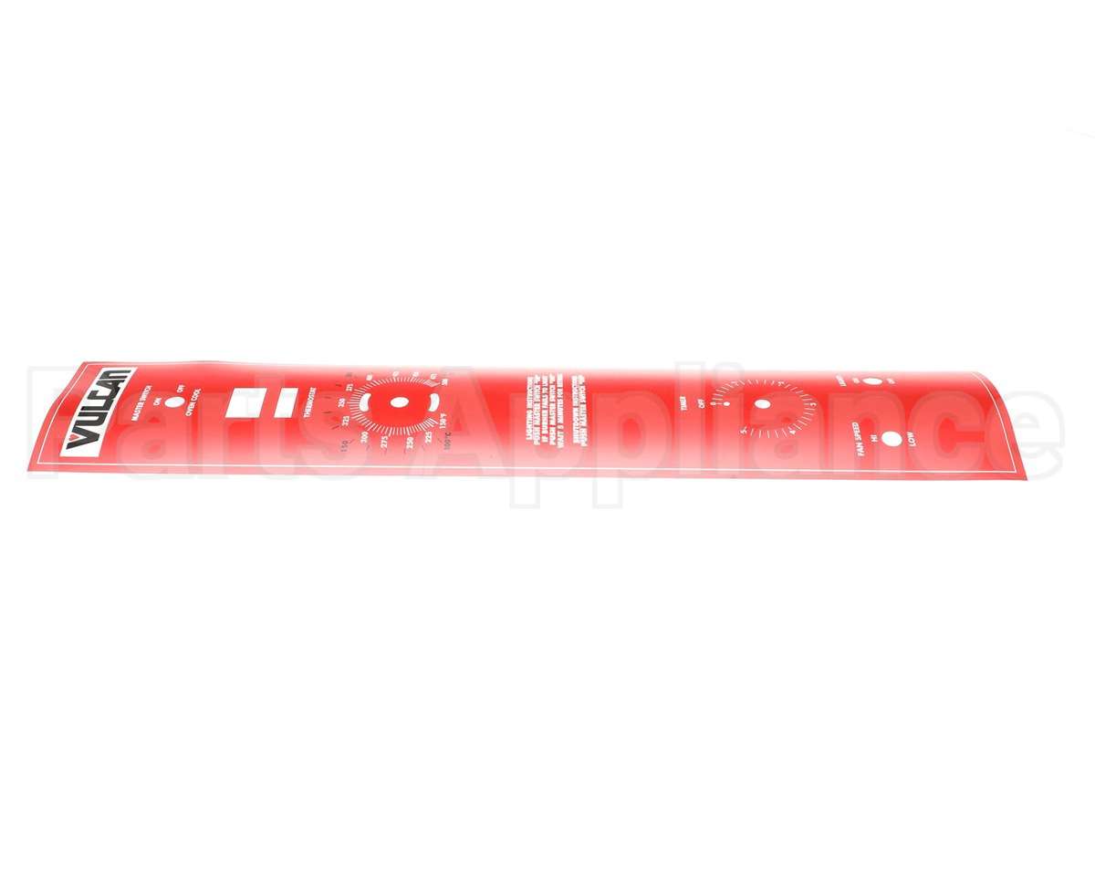 00-497284-00001 Vulcan Hart Overlay,Contr. Panel Vc46Gd 5Hr
