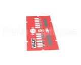00-497422-00001 Vulcan Hart Overlay, Control Panel-Vulcan