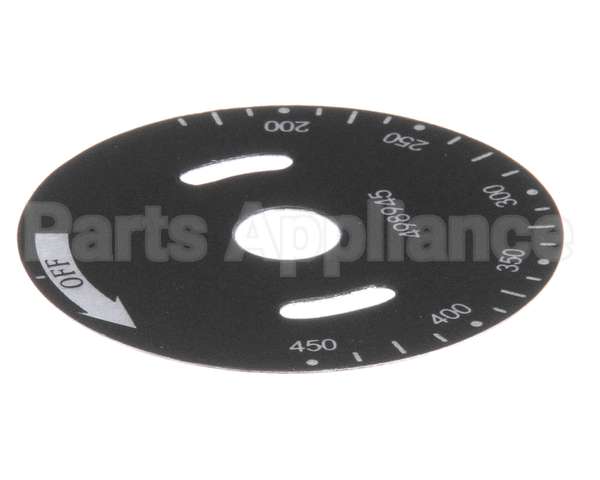 00-498945 Vulcan Hart Dial, Vcrg Temperature