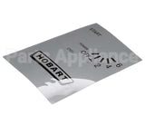 00-811835 Hobart Label,Control Panel Logo
