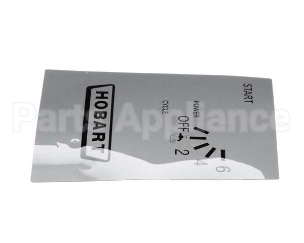 00-811835 Hobart Label,Control Panel Logo