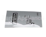 00-811835 Hobart Label,Control Panel Logo