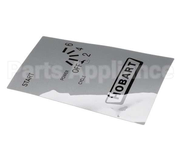 00-811835 Hobart Label,Control Panel Logo