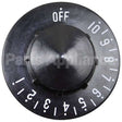 00-833220-00011 Compatible Hobart Knob 2-1/4 D, Off-10-1