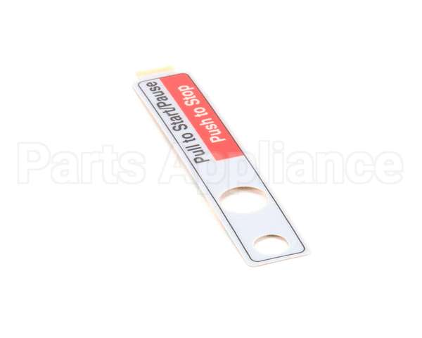 00-873623 Hobart Label,Start/Pause,Stop