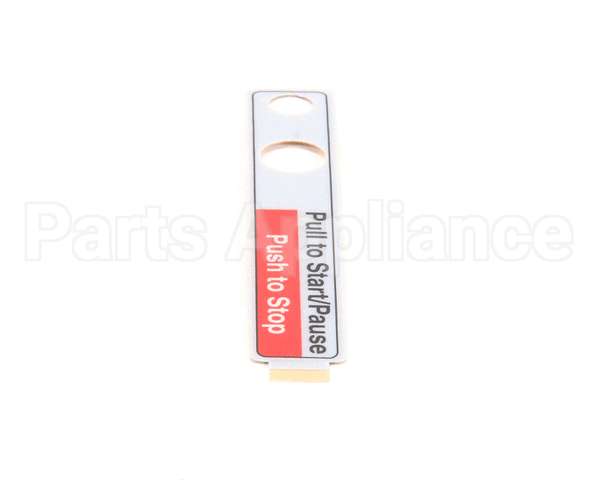 00-873623 Hobart Label,Start/Pause,Stop