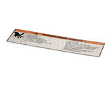 00-916957-00017 Hobart Label, Warning