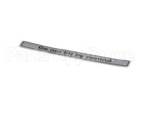 00-916957-00050 Hobart Label, Slicer Lifting Message