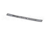 00-916957-00050 Hobart Label, Slicer Lifting Message