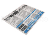 00-948326 Hobart Label, Instruction Cleaning, T